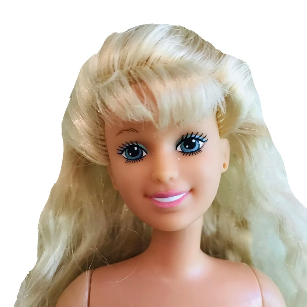 Vintage Hasbro Maxie H2-2 Fashion Doll 1987 Blond Crimped Hair Rare Dress Me